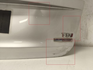 Volkswagen Touran II (2010–2015) Trunk lid - 9