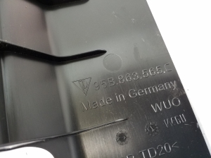 Porsche Macan (2014–2026) Battery cover 95B863565C - 3