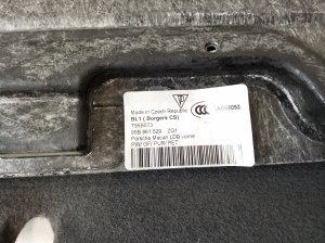 Porsche Macan (2014–2026) Trunk carpet 95B861529 - 3
