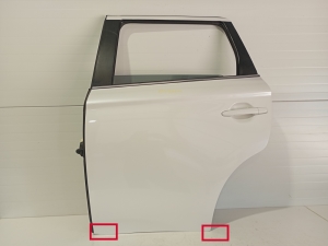 Mitsubishi Outlander (2012–2021) Aizmugurējās sānu durvis un to detaļas - 5