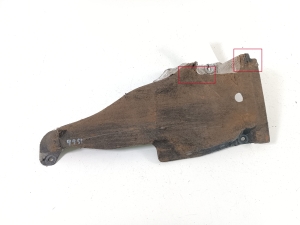 Porsche Cayenne (92A) (2017–2026) Rear underbody shield 9Y0825208A - 2