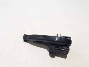   Front door external opening handle and its details  -  
