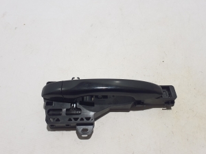   Front door external opening handle and its details  -  