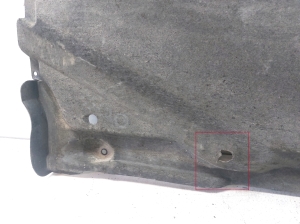 AUDI A7 (2010–2018) Underbody shield 4G8825215C - 3