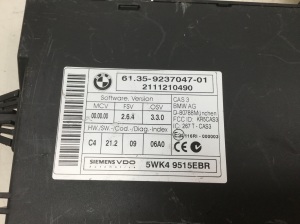 BMW 3 SERIES E90 (2004–2013) Juhtplokk 9237074 - 2