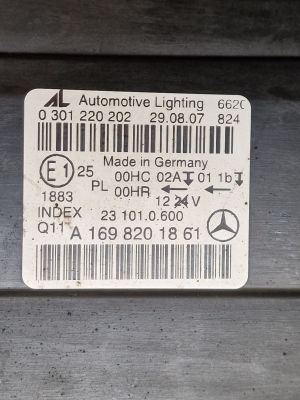 Mercedes Benz B-Class 245 (2005–2011) Esituli A1698201861 - 2