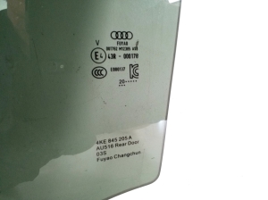 AUDI e-tron SUV (2018–2026) Aizmugurējo sānu durvju stikls 4KE845205A - 3