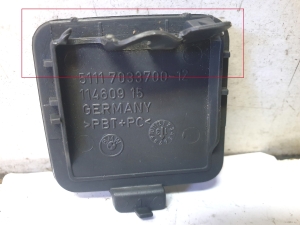 BMW 5 SERIES E60 (2003–2010) Rear bumper hook cover 51117033700 - 5