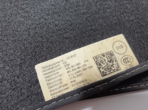 AUDI e-tron SUV (2018–2026) Floor mats 4KL863691 - 2