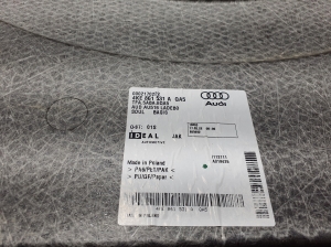AUDI e-tron SUV (2018–2026) Trunk carpet 4KE861531A - 4