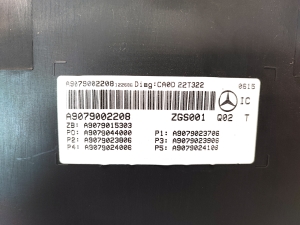 Mercedes Benz Sprinter W 907 (2018–2026) Mērinstrumentu panelis A9079002208 - 2