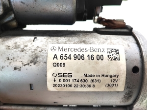 Mercedes Benz Sprinter W 907 (2018–2026) Starter A6549061600 - 3