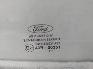 Ford B-MAX (2012–2018) Bīdāmo durvju stikls AV11R25713A - 4