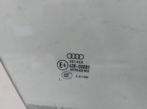 AUDI A7 (2010–2018) Priekšējo durvju stikls 43R00083 - 4