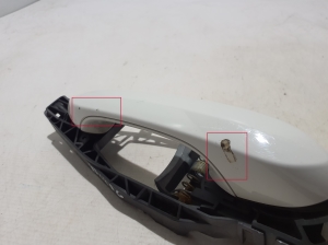 BMW X 7 G07 (2018–2026) Rear side door exterior handle and its parts - 2