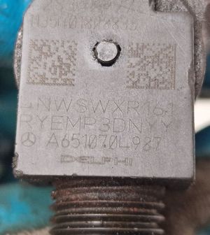 Mercedes Benz C-Class 204 (2007–2014) Injektor Einspritzdüse A6510704987 - 3