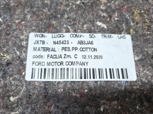 Ford Focus (2018–2026) Trunk side trim panel JX7BN45423AB - 2