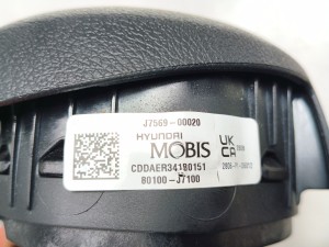 Kia XCEED I (2019–2026) Stūres drošības spilvens 80100J7100 - 3