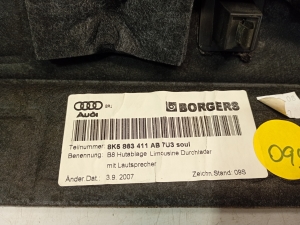AUDI A4 B8 (2007–2016) Hutablage 8K5863411AB - 8