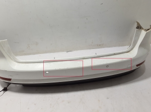 AUDI A4 B9 (2015–2026) Rear bumper 8W9807067A - 2