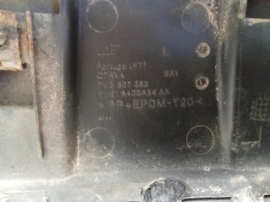 Seat Alhambra (1996–2010) Heckstoßstange 7M3807363 - 5