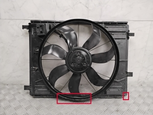 Mercedes Benz C-Class 206 (2021–2026) Dzesēšanas ventilators un tā daļas A0999060202 - 5