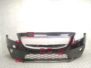VOLVO V40 (2012–2019) Front bumper 31353310 - 2