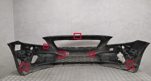 VOLVO V40 (2012–2019) Front bumper 31353310 - 8