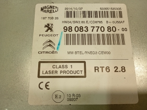 Citroen DS5 (2011–2019) CD changer 980837708000 - 3