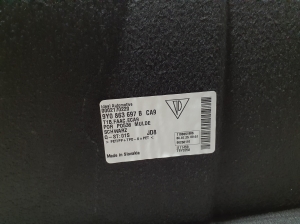 Porsche Cayenne (92A) (2017–2026) Trunk carpet 9Y0863697B - 2