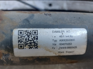 Mercedes Benz Sprinter /906/ (2006–2018) Hinterachse und ihre Teile A9063500800 - 4