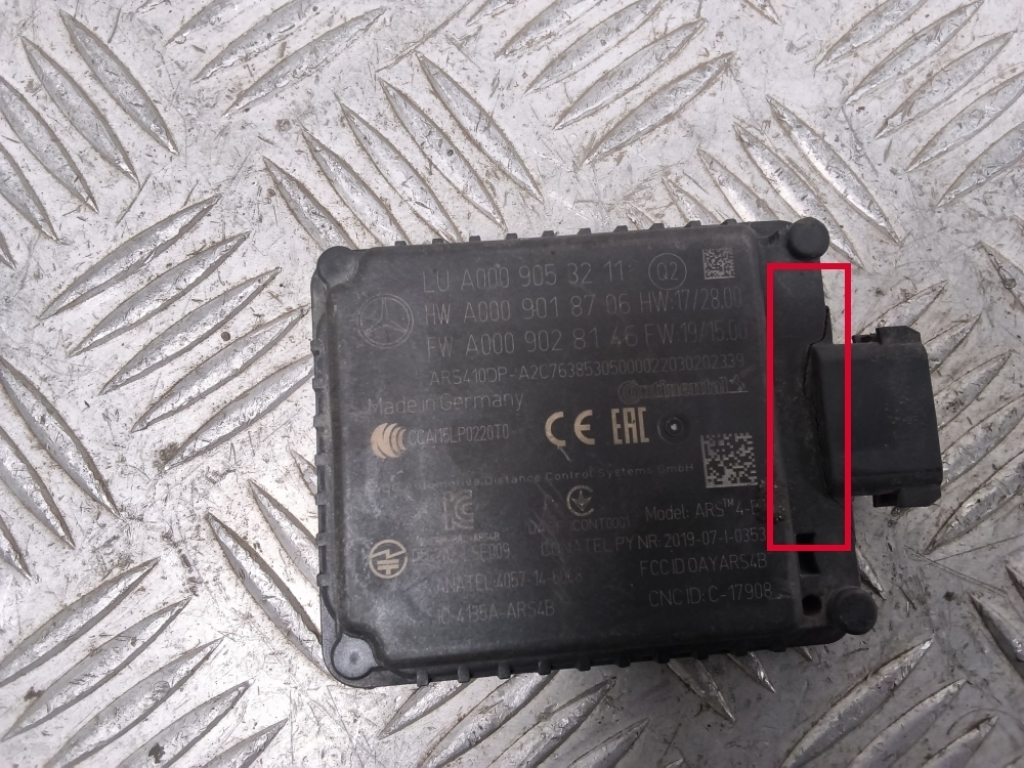 Mercedes Benz E-Class W213 (2017–2026) Pimeda nurga radar Distronic A0009053211 Mercedes Benz E-Class W213 (2017–2026) Pimeda nurga radar Distronic A0009053211