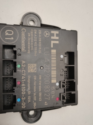 Mercedes Benz E-Class W212 (2009–2015) Rear side door control unit A2129008327 - 2