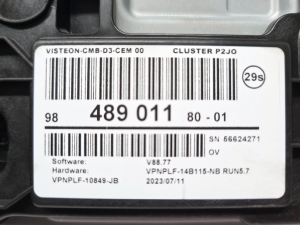 Opel Corsa F (2019–2026) Instrument cluster 9848901180 - 3