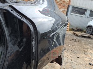 Porsche Cayenne (92A) (2017–2026) Tagumine poritiib ja selle osad PAB809035B - 2