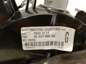 Citroen DS5 (2011–2019) Tagatuli tagaluugil 9803168080 - 4