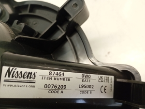 Citroen DS5 (2011–2019) Heater blower motor 87464 - 5