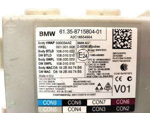 BMW 5 SERIES G30 (2016–2026) Module de confort 8715804 - 2
