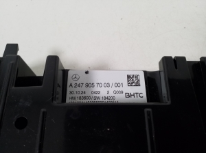 Mercedes Benz EQB X243 (2021–2026) Heater control panel A2479057003 - 3
