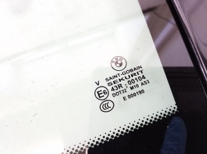 BMW X3 E83 (2003–2010) Seitenscheibe hinten (Karosserie) 3413912 - 2
