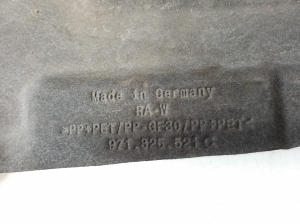 Porsche Panamera 971 (2016–2026) Underbody shield 971825521C - 3