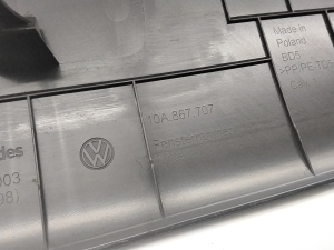 Volkswagen ID.3 C (2019–2026) Trunk interior trim 10A867707 - 2