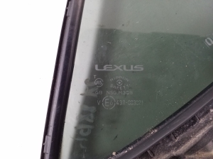 LEXUS CT 200h ZWA10 (2010–2017) Aizmugurējo sānu durvju trīsstūrveida stikls 6812476020 - 3