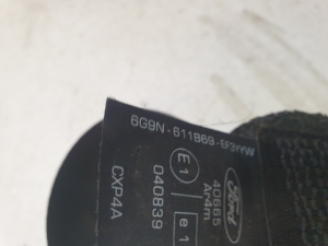 Ford Mondeo IV (2007–2015) Sicherheitsgurt hinten 6G9N611B69EF3YYW - 2
