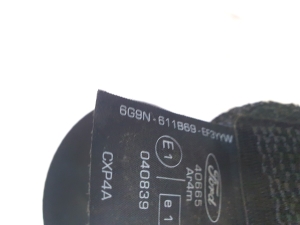 Ford Mondeo IV (2007–2015) Sicherheitsgurt hinten 6G9N611B69EF3YYW - 5