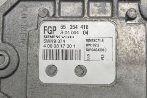 Opel Vectra C (2002–2008) Engine control unit 55354416 - 3