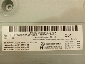 Mercedes Benz C-Class 204 (2007–2014) Multivides vadības modulis A2049000300 - 5