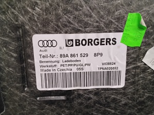 AUDI Q4 e-tron I (2021–2026) Trunk carpet 89A861529 - 2