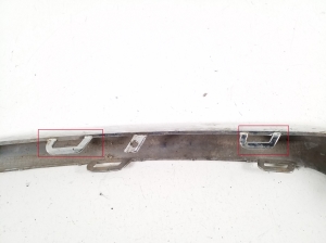 Mercedes Benz C-Class 205 (2014–2021) Front bumper chrome trim A2058851474 - 5