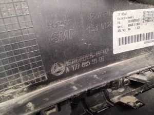 Mercedes Benz A-Class 177 (2018–2026) Rear bumper A1778855806 - 7